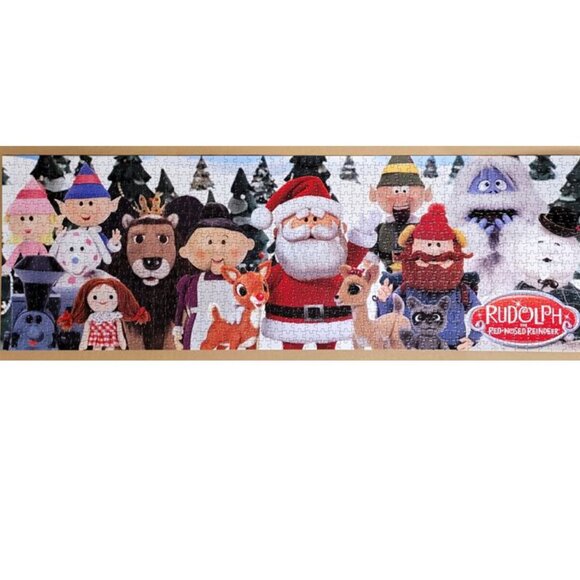 Aquarius RUDOLPH the RED NOSED REINDEER Jigsaw Puzzle 1000 pieces - Picture 2 of 8